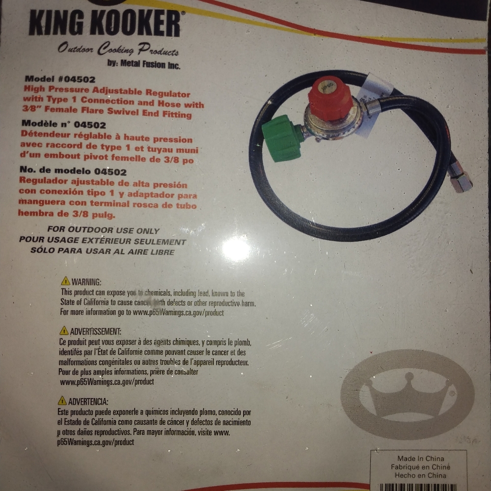 Propane tank regulator
